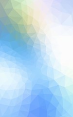 Obraz premium Multicolor green, blue polygonal design pattern, which consist of triangles and gradient in origami style.
