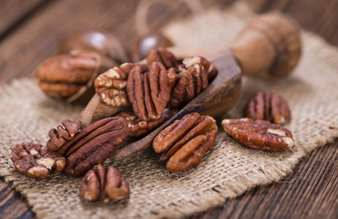 Some Pecan Nuts (selective focus)