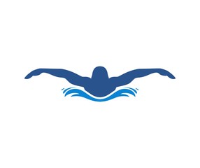 Swimming logo - 105873983
