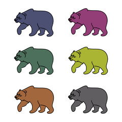 Brown bear (set) 00