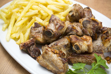 Ración de costillas