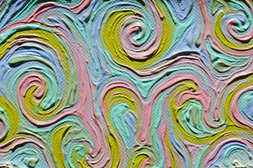 Original abstract oil painting on canvas