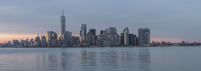 Fototapeta premium View of New York City from New Jersey