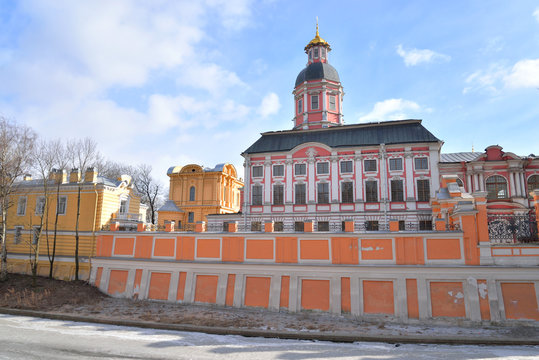 Church Of The Annunciation Of The Alexander Nevsky Lavra.