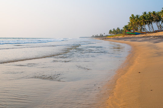 Kappil Beach, Edava, 5 km away to the North from Varkala, Kerala, India