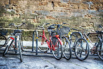 bicycle parking in Florence