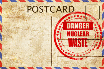 Nuclear danger background