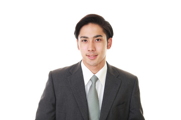 笑顔のビジネスマン