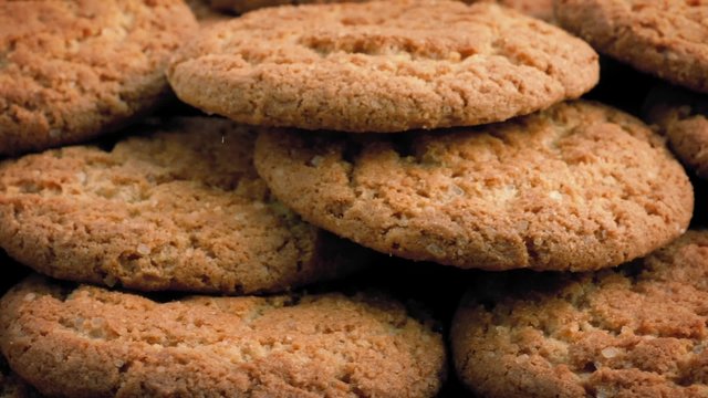 Ginger Biscuits Rotating Closeup