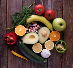 fruits and vegetables