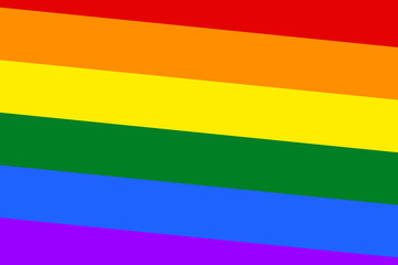 Gay and  LGBT flag, culture symbol.