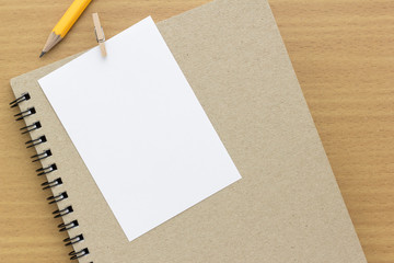 blank paper note