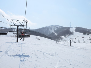 Fototapeta na wymiar Ski Resorts in Hokkaido 
