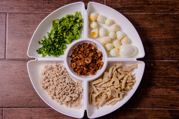 Vietnamese steamed pork sausage