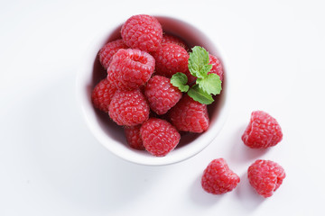 raspberries. fresh berries
