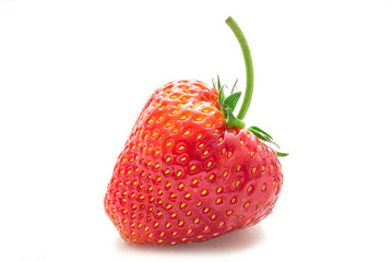 fresh strawberry on white background