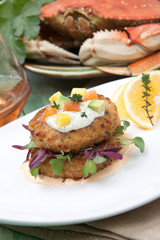Crab Cakes Appetizer