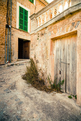 Fototapeta na wymiar Old small village on the island of Mallorca. Balearic Islands. Spain