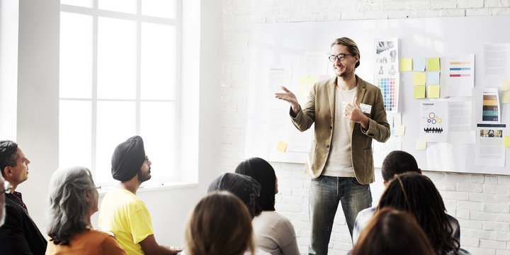 Conference Office Worker Colleagues Meeting Team Concept