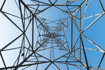 Obraz premium High voltage post or High voltage tower