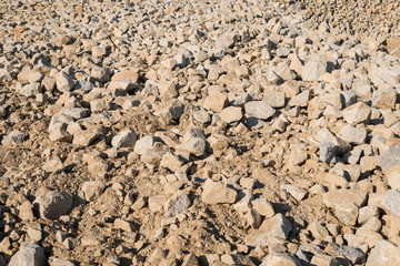 Pile of Rocks Boulders for Construction