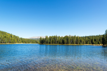 View of West Tensleep Lake in Wyoming