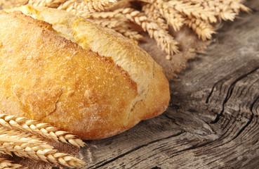 whole loaf of homemade freshly baked bread