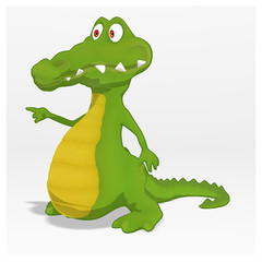 Fototapeta premium Fun crocodile