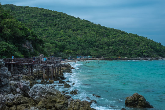 Wooden Bridge Sea view