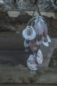 Shells mobile hanging