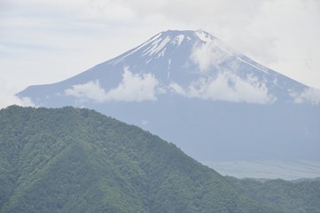 Fototapeta premium 夏の富士山