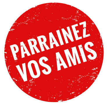 Parrainez vos amis timbre rouge