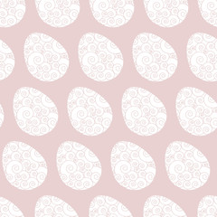 Seamless Easter eggs pattern