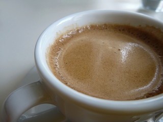 cup of fresh tasty coffee