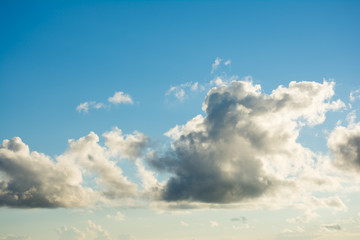 Fototapeta na wymiar Clouds in blue sky.