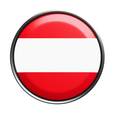 Button with Austria flag