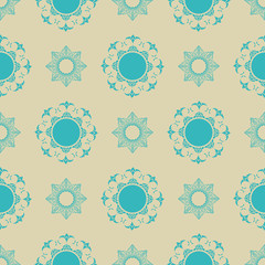 Vector elements  colour  seamless ornamental pattern eps 10