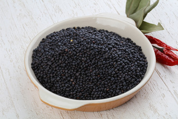 Black lentils
