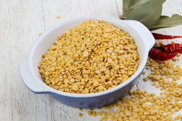 Yellow lentils