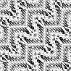 Design seamless monochrome zigzag pattern