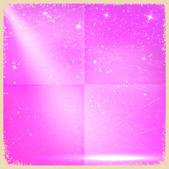 Purple vintage retro background with stars. Vector illustration