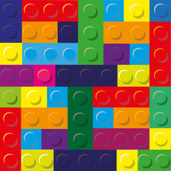 Colors illustration of designer plastic
Illustration of designer plastic consists of a set of squares and rectangles of bright colors for decoration and design
