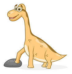 Cartoon brachiosaurus