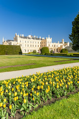 Fototapeta premium Lednice Palace with garden, Czech Republic