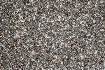 Chia seeds. Super food background.