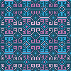 Ethnic boho seamless pattern. Print. Repeating background. Print. Cloth design, wallpaper.