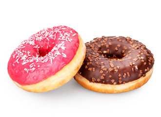 two donut isolated