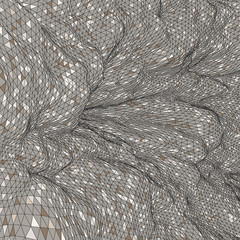 Colorful Mosaic Background. Polygonal Vector Illustration. 
