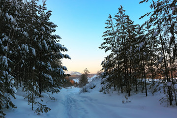 Winter in the Urals