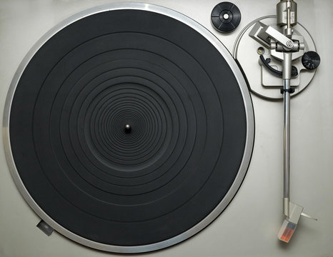 Vinyl player top view